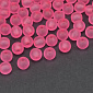 Бусины акриловые матовые, Круглые, 6 мм, Малиновые (BUS-059793)