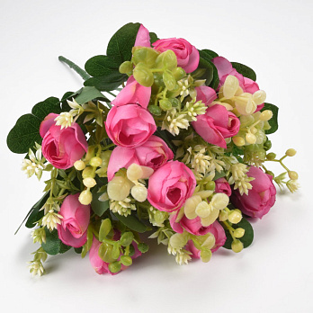 Букет камелії, 30 см, Рожевий (DIF-062181)