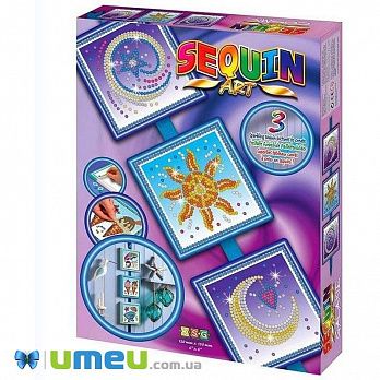 Набір для творчості Sequin Art SEASONS Космос, Сонце, Місяць і зірки (DIF-043432)