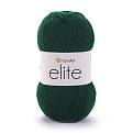 Пряжа YarnArt Elite 100 г, 300 м, Зелена темна 590 (YAR-043297)