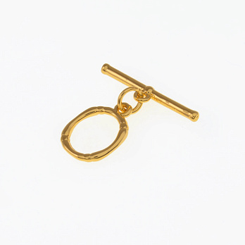 Тогл, 21х14 мм, Латунь з покриттям 18 kt (ZAM-055398)