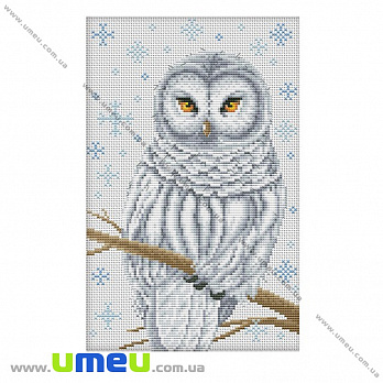 Набір для вишивання нитками VDV, Снігова сова М-813, 16х25 см (SXM-034812)