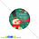 /p17697-kaboshon-stekl-s-printom-snegovik-14-mm-krugliy/