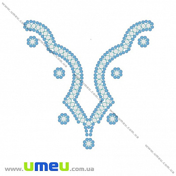 Водорозчинний флізелін VDV Ф-51, 15х14 см, Візерунки (SXM-029129)