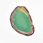 Срез Агата, Зеленый, 69х42 мм (POD-009348)