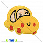Термоаппликация детская Машинка, 6х5 см, Желтая, 1 шт (APL-022214)