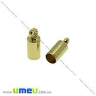 Ковпачок металевий, 9х3,5 мм, Золото (OBN-022891)