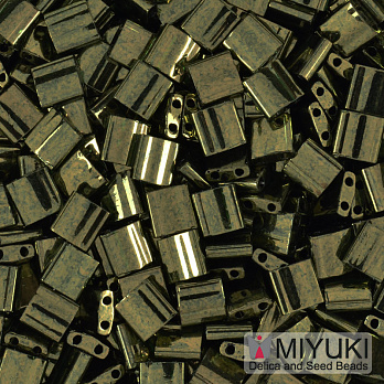 Бисер японский Miyuki TILA №306, 5х5 мм, Оливковый (BIS-053200)
