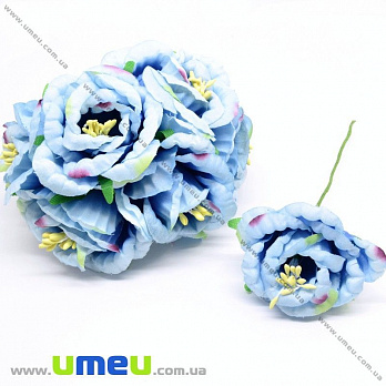 [Архів] Еустома тканинна, 40 мм, Блакитна (DIF-029743)