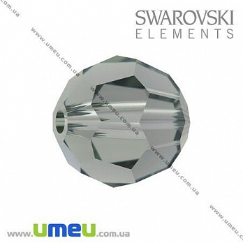 Бусина Swarovski 5000 Black Diamond, 8 мм, Граненая круглая, 1 шт (BUS-003275)
