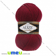 Пряжа Alize Lanagold 100 г, 240 м, Вишнева 390, 1 моток (YAR-023305)