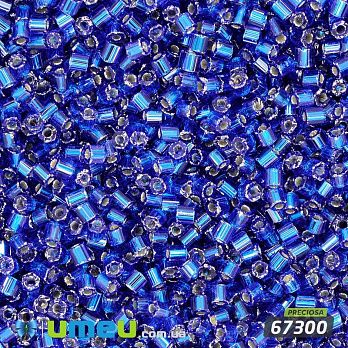 Бісер чеський Рубка 11/0, №67300, Синій блискучий (BIS-044071)