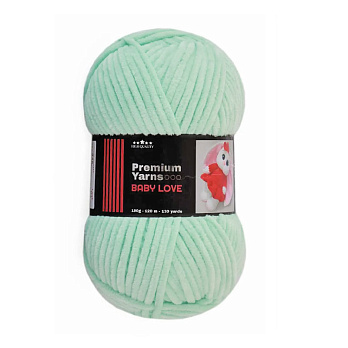 Пряжа Premium Yarn Baby Love 100 г, 120 м, М'ятна 345 (YAR-056007)