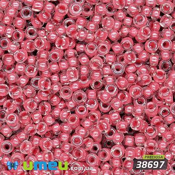 Бисер чешский №667/38697, Розовый, Прокрашенный глазурированный, 10/0 (BIS-047850)