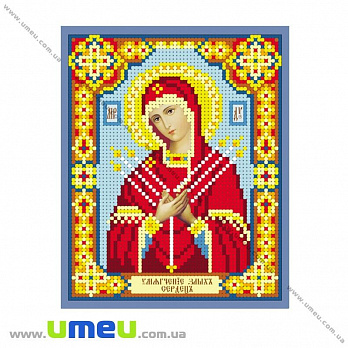 Схема для виш. бісером VDV, Ікона Пом'якшення злих сердець Т-228, 15х12 см (SXM-029376)