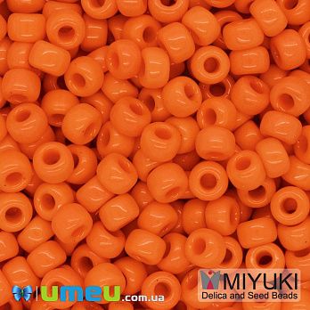 Бисер японский Miyuki круглый RR 6/0 №406, Оранжевый, 5 г (BIS-046016)