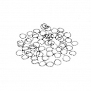 Соединительные кольца из нерж. стали, 3 мм, Темное серебро, 3 г (STL-051248)