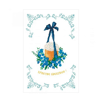 Рушник великодній для виш. бісером VDV, РС Т-34, 45х33 см (SXM-061848)