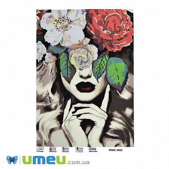 Схема для выш. бісером, Юма, Дівчина, 38х28 см (UPK-048442)