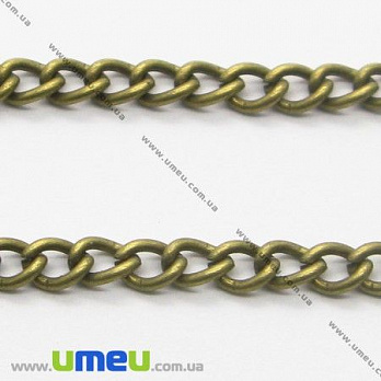 Ланцюг, Антична бронза, 4х3 мм (ZEP-007084)