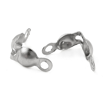 [Архів] Каллот з нержавіючої сталі, 6х4 мм, Темне срібло (STL-054663)