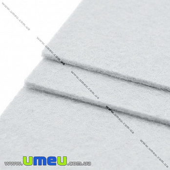 Фетр 2 мм, 30х30 см, 210 Білий (FLT-011595)