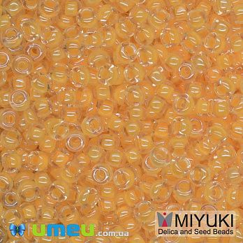 Бисер японский Miyuki круглый RR 11/0 №1121, Оранжевый неоновый, 5 г (BIS-045670)