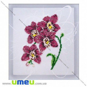 Схема для виш. бісером VDV, Орхідея Т-996, 19х18 см (SXM-029366)