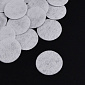 Фетрові кружечки, 3 см, Білі, 1 уп (20 шт) (FLT-051570)