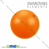 Намистина Swarovski 5810 Neon Orange, 10 мм, Перламутрова, 1 шт (BUS-009882)