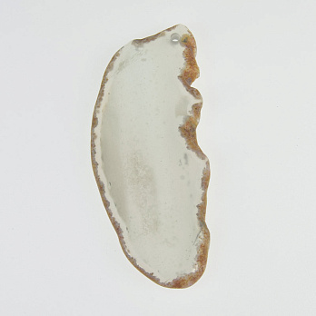 Срез Агата, Серый, 74х31 мм (POD-032467)