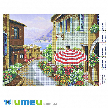 Схема для выш. бісером, Юма, Вуличка Італії, 38х28 см (UPK-048467)