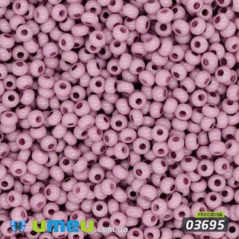 Бісер чеський №274/03695, Бузковий, Натуральний, 10/0 (BIS-043836)