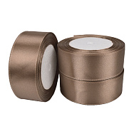 Атласная лента, 30 мм, Коричневая (LEN-061101)