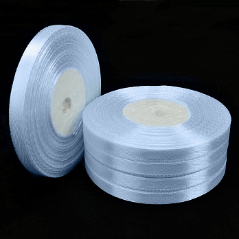 Атласна стрічка, 6 мм, Блакитна (LEN-051121)