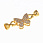 /p55437-zastyezhka-39x13-mm-latun-s-pokritiem-18-kt-kub-cirkoniy/