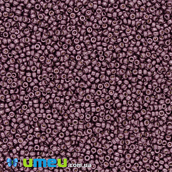 Бисер японский Miyuki круглый RR 15/0 №4220, Duracoat Galvanized, Сиреневый (BIS-043230)
