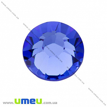 Стразы стеклянные неклеевые SS4 (1,6 мм), Синие, 10 шт (STR-015229)