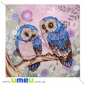 Схема для виш. бісером VDV, Казкові сови Т-476, 36х36 см (SXM-029271)