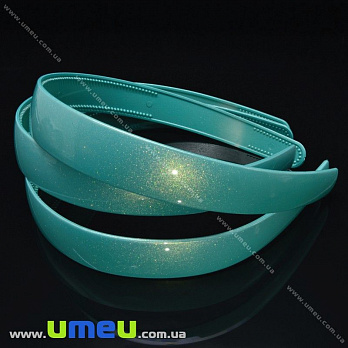Обруч пластиковий перламутровий, 20 мм, Бірюзовий (OSN-004267)