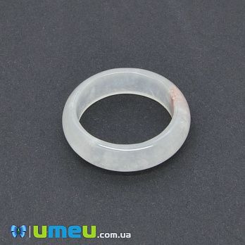 Кольцо из натурального камня Кварц белый, 26 мм, 1 шт (POD-038794)