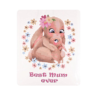 Набір алмазного живопису на картоні 25х21 см, Зайчики (SXM-056416)