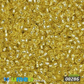 Бісер чеський №363 / 08286, Золотистий світлий, Блискучий, 10/0 (BIS-036572)