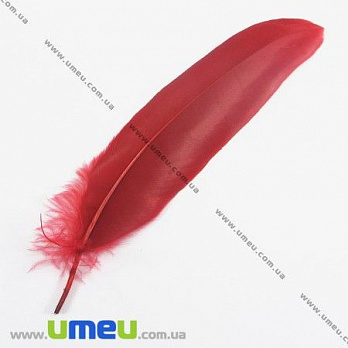Перья Утиные, Красные, 7-15 см, 1 уп (10 шт) (PER-002762)