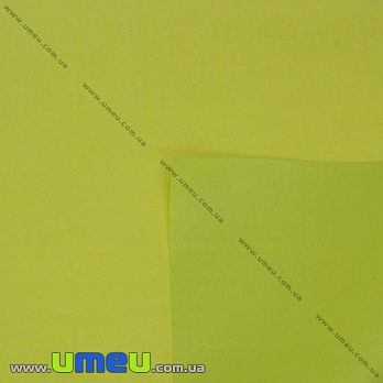 Упаковочная бумага двухсторонняя, Желтая с салатовым, 68х100 см, 1 лист (UPK-019292)