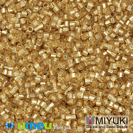 Бісер японський Miyuki Delica Cut 11/0 DBC0042, Золотистий, 3 г (BIS-040097)