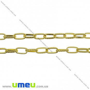 Ланцюг, Золото, 9х5 мм (ZEP-035030)