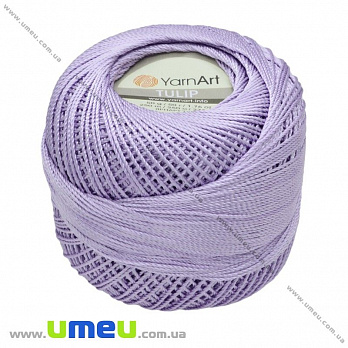 Пряжа YarnArt Tulip 50 г, 250 м, Фиолетовая светлая 413, 1 моток (YAR-025051)
