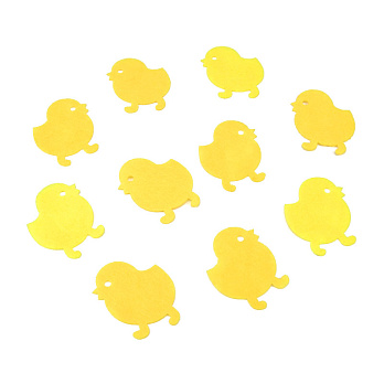 Декоративний виріб із фетру Курча, 3,5х3 см, Жовтий (FLT-057305)