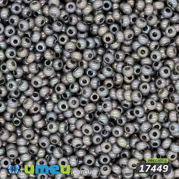 Бісер чеський №793/17449, Сірий АВ, 10/0 (BIS-043902)